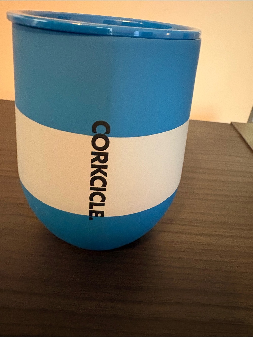 Harry Potter Corkcicle Blue Insulated Stemless Tumbler with 'R' Ravenclaw - Picture 4 of 7